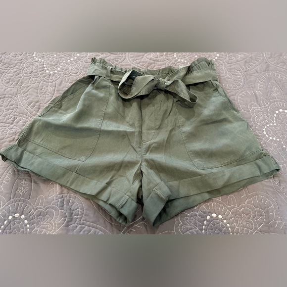 aerie Pants - Aerie Womens Lyocell Elastic Waist Comfort Lounge Shorts With Belt Size M NWT